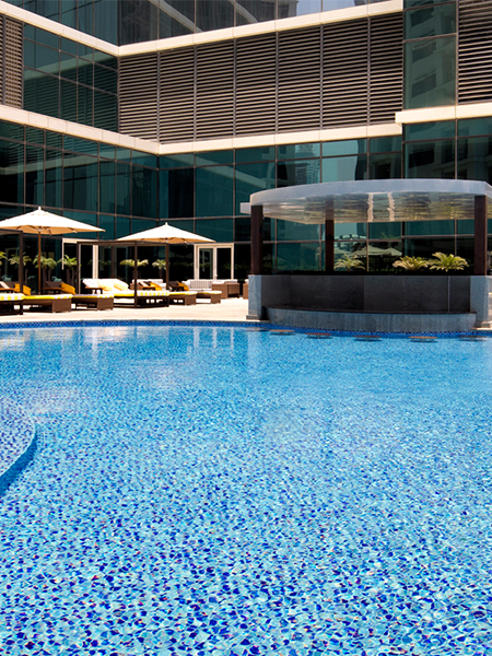 Taj Dubai Outdoor Pool Deck