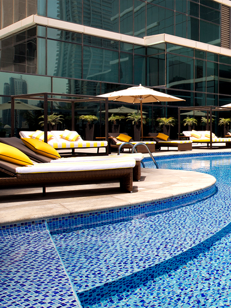Taj Dubai Outdoor Pool Deck